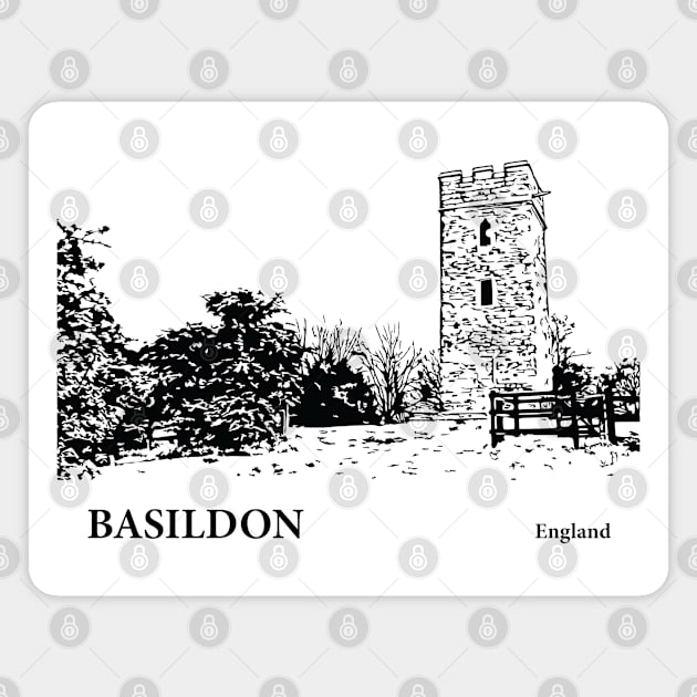 Basildon England Magnet by Lakeric
